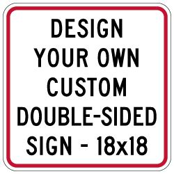 metal two sided box sign 30 sqft|Amazon.com: Double Sided Sign.